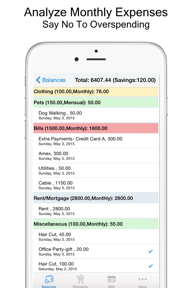 Expense Scout: Expense Planner screenshot 3