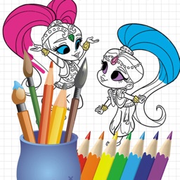 Shimmer & Shine Coloring Book