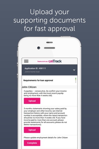 loans.com.au onTrack screenshot 3