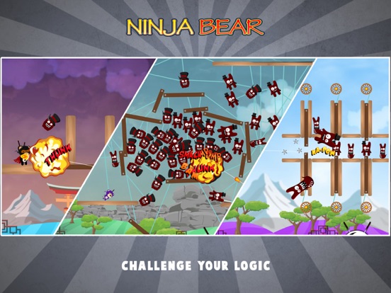 Ninja Bear: Slingshot Shooter screenshot 10
