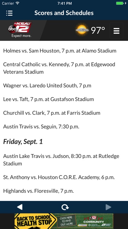 KSAT12 Big Game Coverage