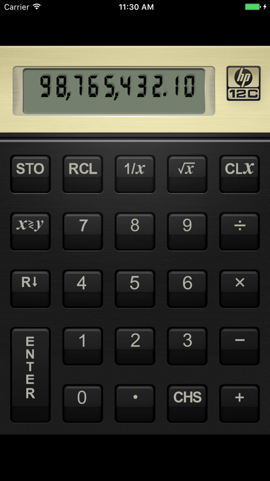 Hp 12c calculator emulator