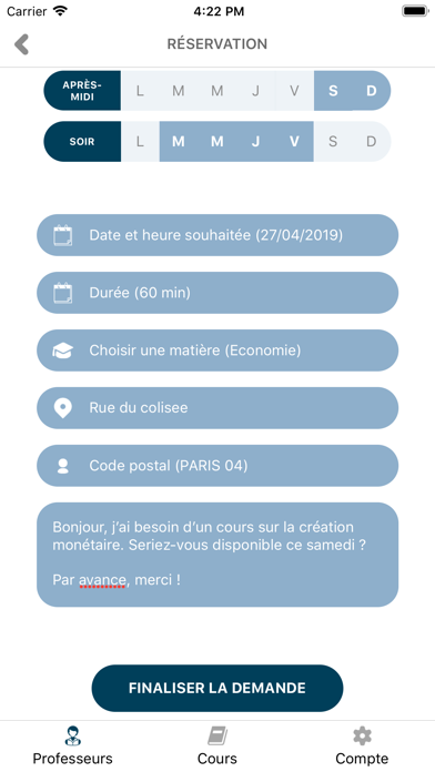 Klugg: Cours Particuliers screenshot 2