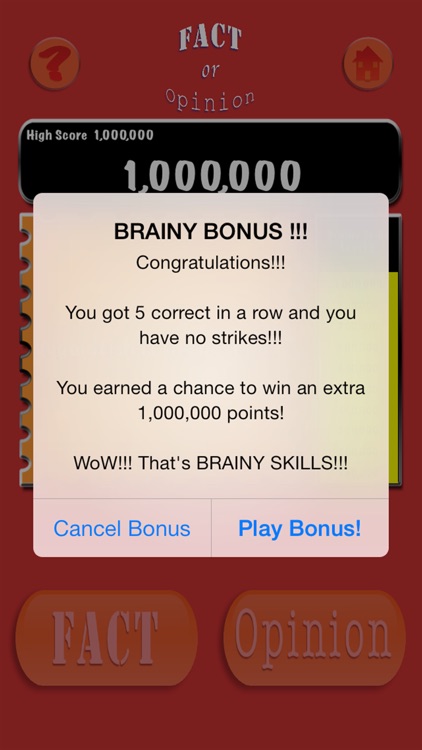 Brainy Skills Fact or Opinion screenshot-6