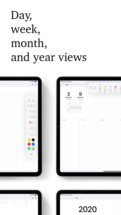 Pencil Planner & Draw Calendar