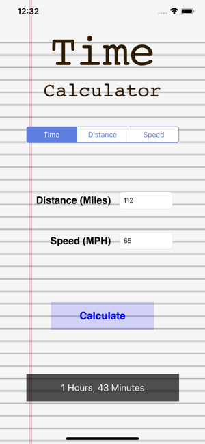 Distance Speed Time Calculator