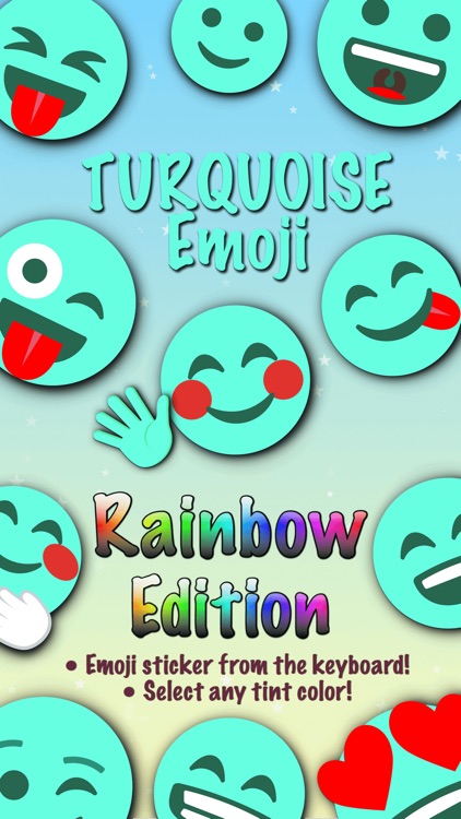 TURQUOISE Emoji • Stickers