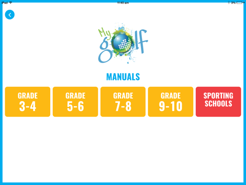 MyGolf Schools Resource screenshot 2