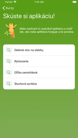 Game screenshot Pavučinka - Sluchové vnímanie apk