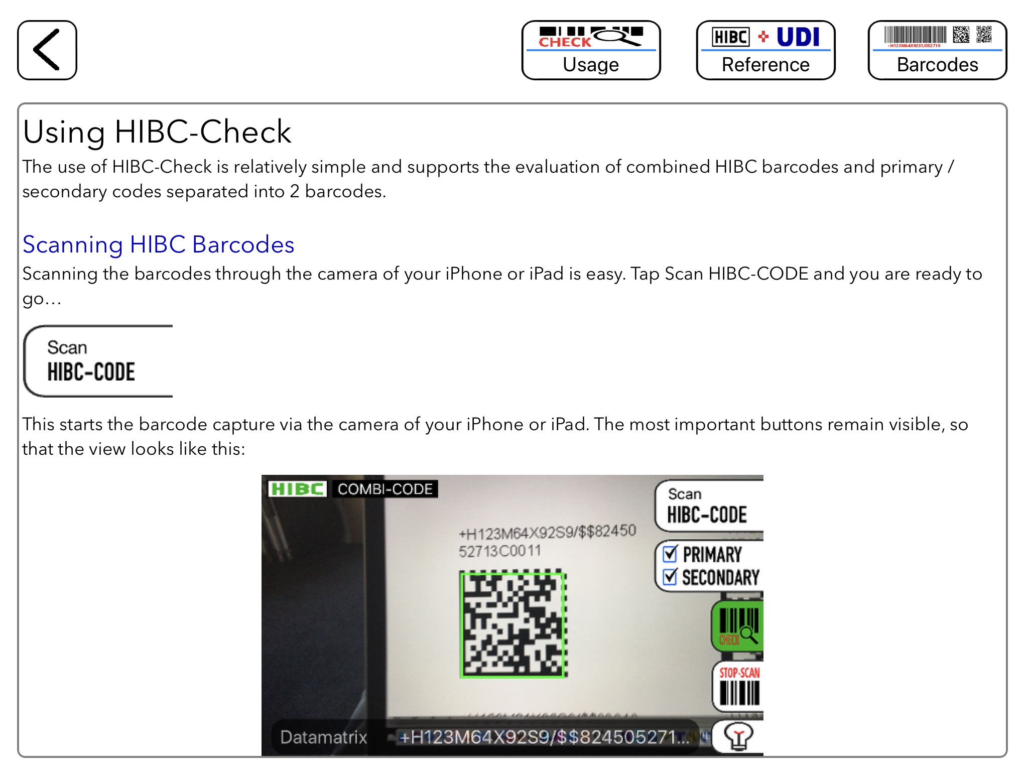 HIBC Check screenshot 4