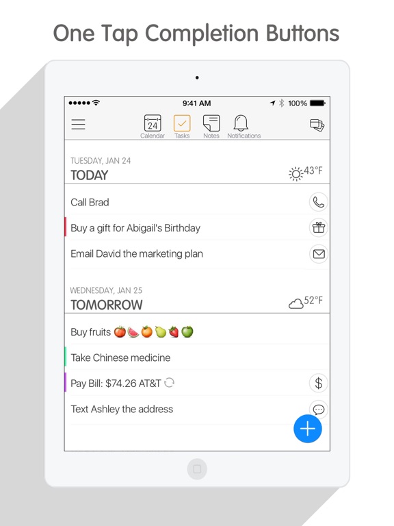 24me Smart Personal Assistant - Automate Your Calendar, To-Do List, Tasks and Notes screenshot