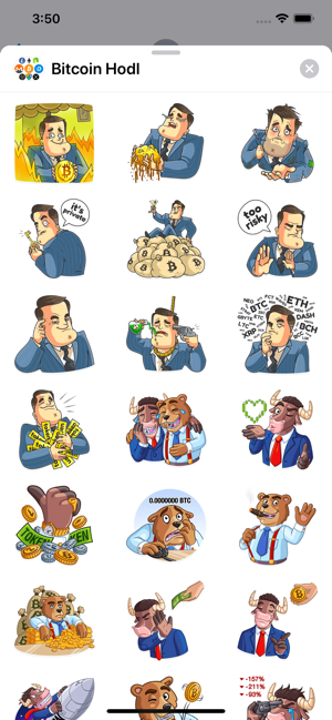 Bitcoin Crypto HODL Stickers(圖4)-速報App