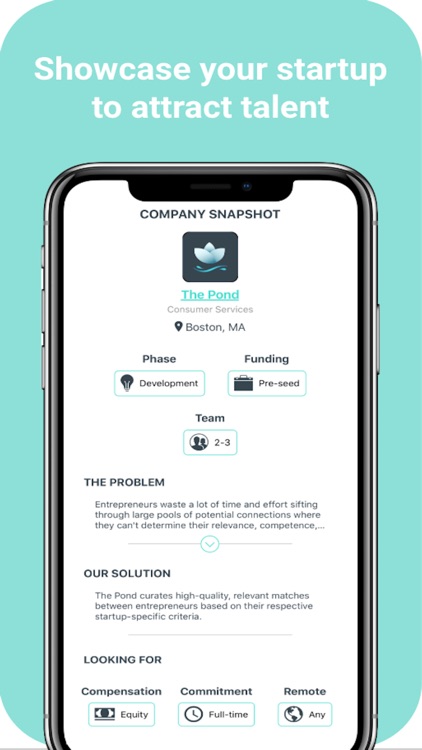 The Pond - Find Your Cofounder screenshot-3