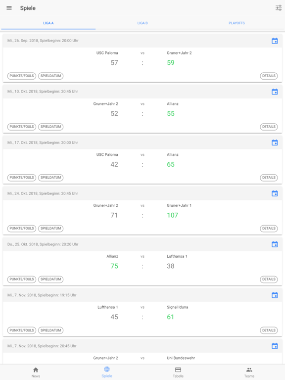 Screenshot #4 pour Betriebsbasketball Hamburg