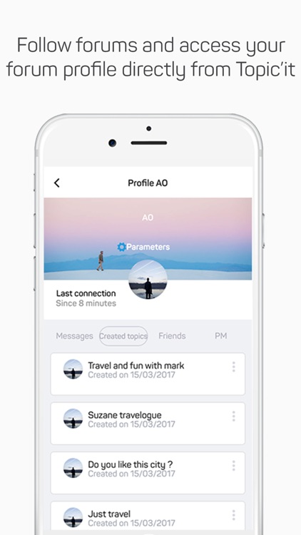 Topic'it - Mobile Forum App