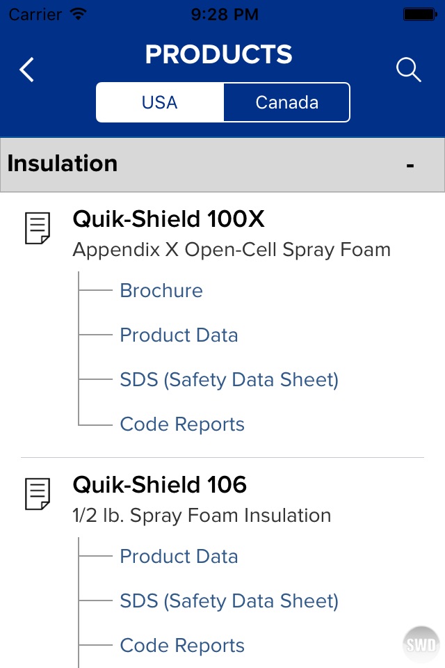 SWD Urethane - Quik-Shield screenshot 2