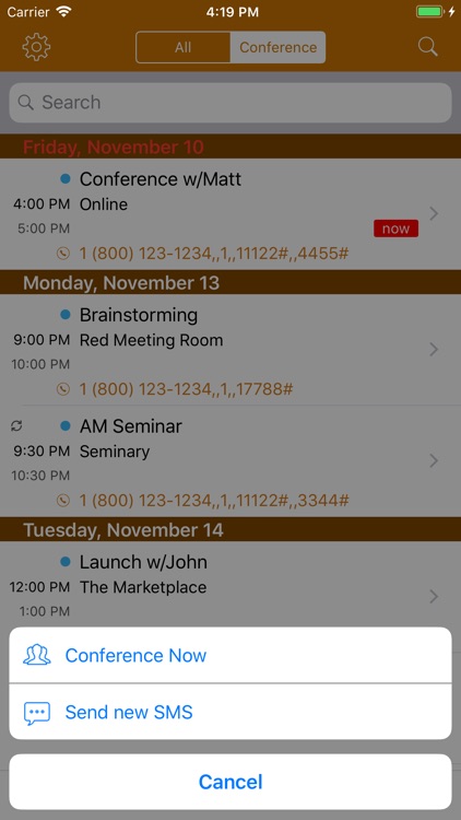 Conference Call Auto Dialer screenshot-3