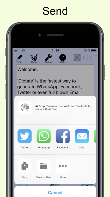 Dictate Pro - Speech to text
