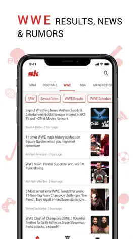Game screenshot Sportskeeda: WWE & Cricket mod apk