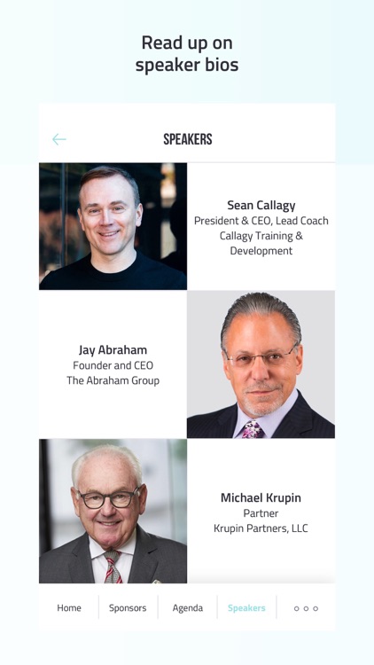 Sean Callagy Unblinded