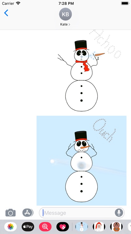 Snowman Tale stickers