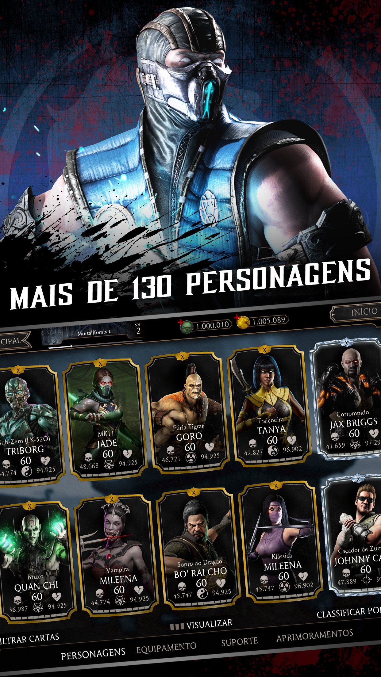 Screenshot do app Mortal Kombat