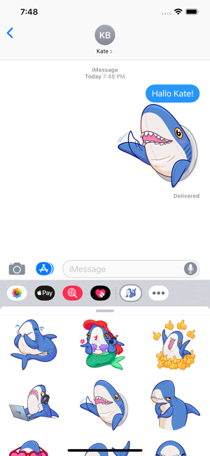 BLÅHAJ Sticker von Telegram(圖1)-速報App