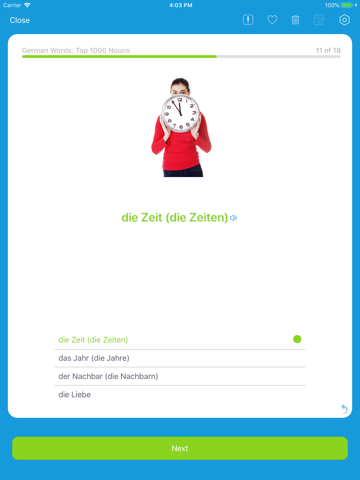 Learn German: VocApp Language screenshot 4