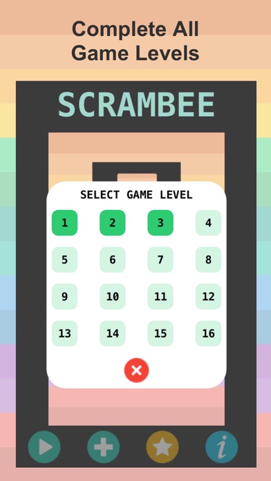 Scrambee - Unscramble Words screenshot 2