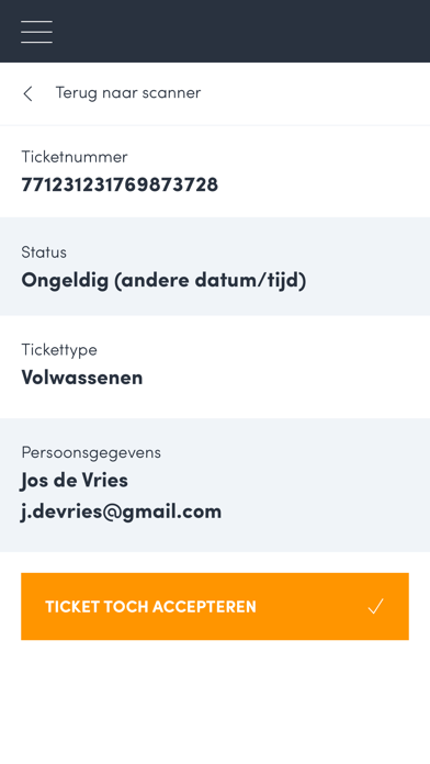 Global Ticket Scan App screenshot 3