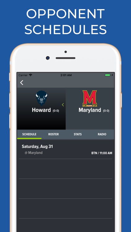 Maryland Football Schedules screenshot-6