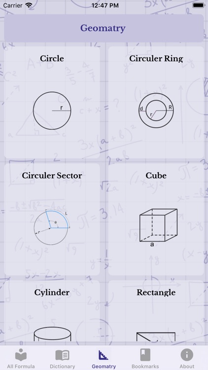 Geometry Maths Formula screenshot-6