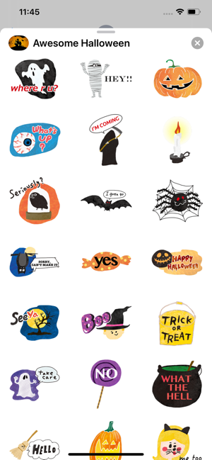 Awesome Halloween Stickers(圖2)-速報App