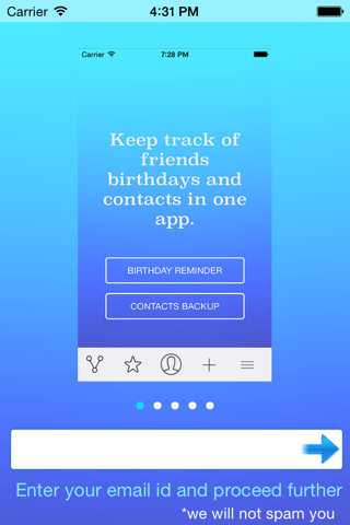Birthday & Contact Backup - náhled