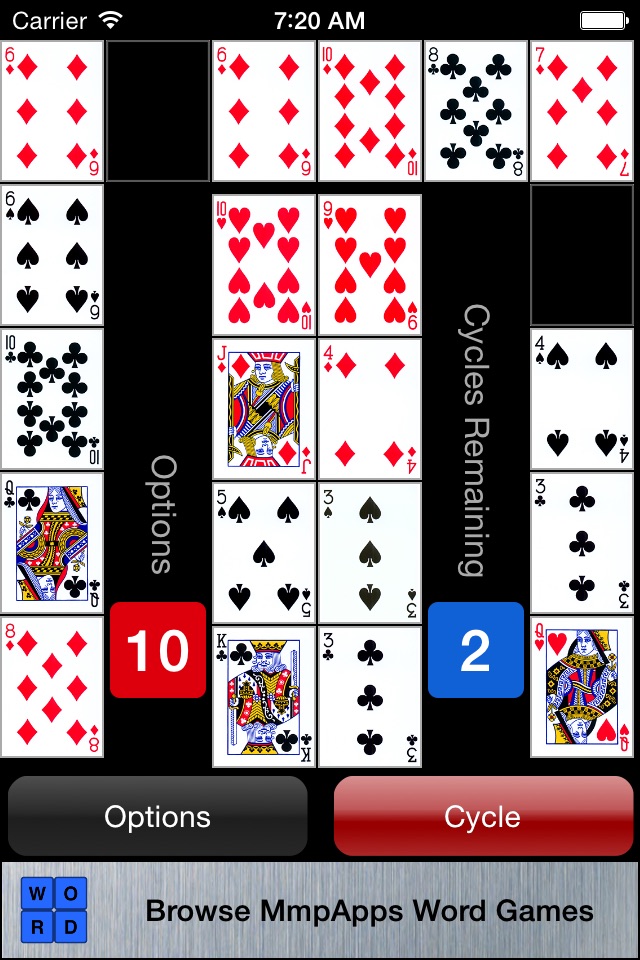 Crescent Solitaire screenshot 4