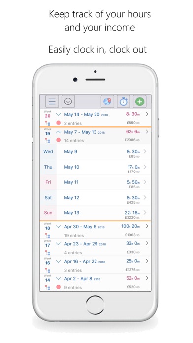 How to cancel & delete Timesheet Tracking from iphone & ipad 1