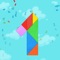 "Happy Tangram" is a fun puzzle game