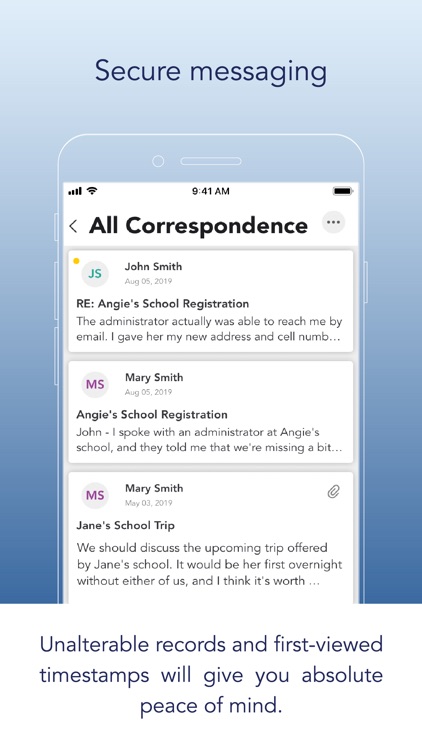 OurFamilyWizard for co-parents screenshot-3