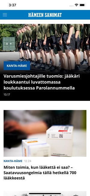 Hämeen Sanomat -sovellus(圖1)-速報App