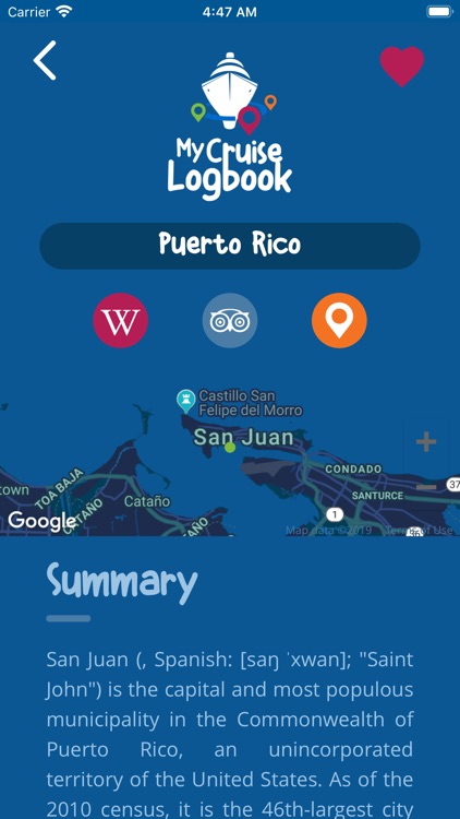 My Cruise Logbook