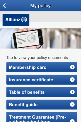 Allianz MyHealth - náhled