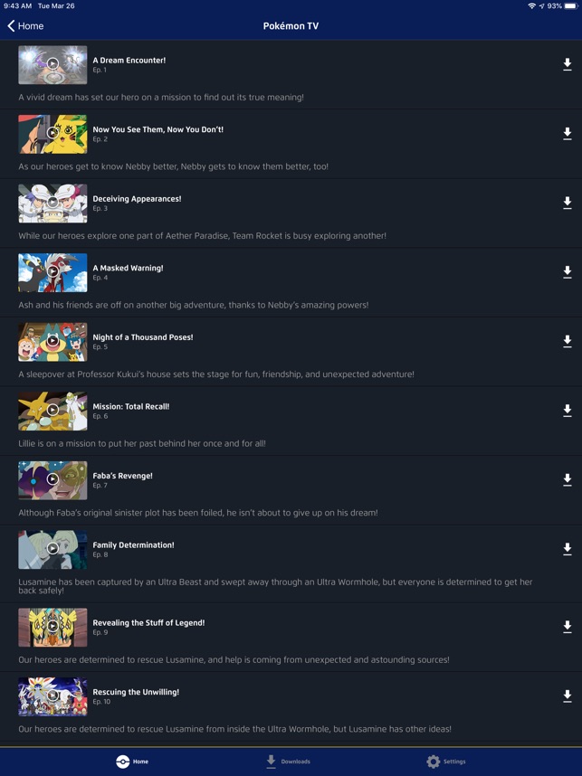 Pokémon Tv On The App Store