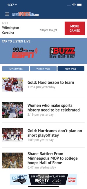 WRAL Sports Fan(圖3)-速報App