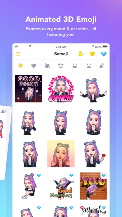 Bemoji | Your 3D Avatar Emojiのおすすめ画像5