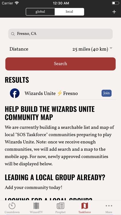 Wizards GO App