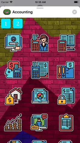 Game screenshot Accounting Stickers apk