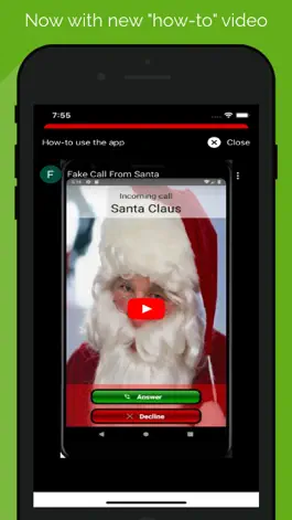 Game screenshot Fake Call From Santa apk