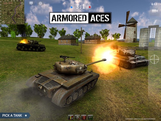 Armored Aces - Tank War Online на iPad