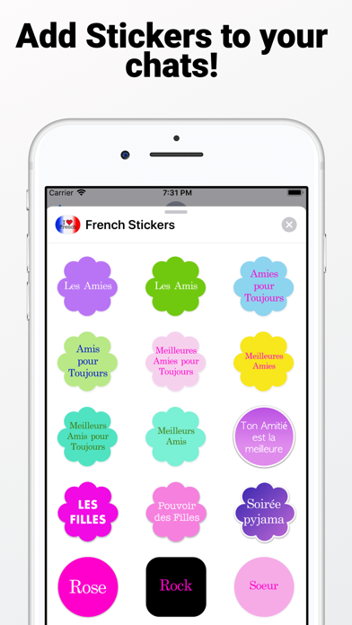 French Stickers for iMessage screenshot 4