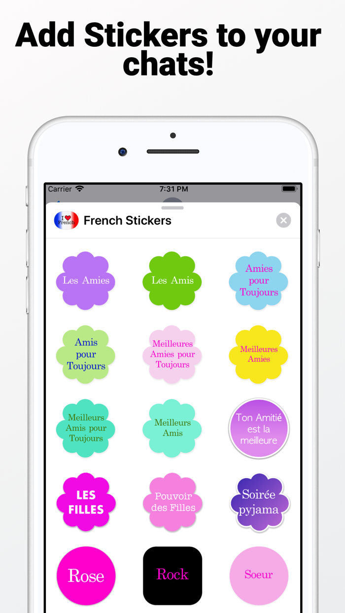 French Stickers for iMessage